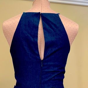 BCBG denim jumpsuit